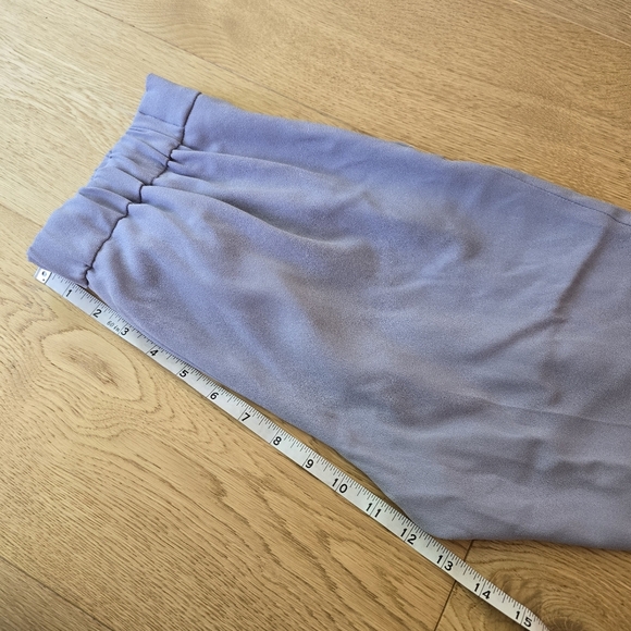 ARITZIA BABATON CONAN CROP PANT LIGHT BLUE PURPLE - 2 - Picture 9 of 11